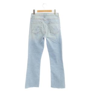 MOTHER INSIDER CROP STEP FRAY デニムパンツ 26 ライトブルー