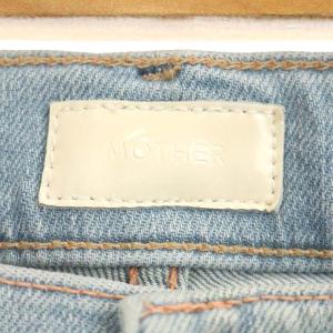 MOTHER INSIDER CROP STEP FRAY デニムパンツ 26 ライトブルー