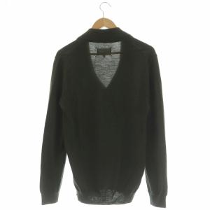 Martin Margiela 10 ウールデザインニットカーディガン M ダークカーキ