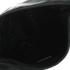 PRADA ワンショルダーバッグ ナイロン レザー クロコ型押し 切替 NERO ブラック