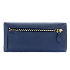 PRADA サフィアーノ 長財布 ブルー