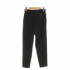 ANAYI 20AW ギャバストレッチドロストパンツ ブラック