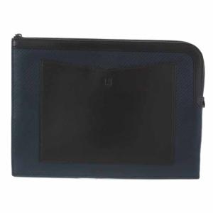 dunhill クラッチバッグ ネイビー