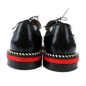 Christian Louboutin オックスフォード レザーシューズ ストレートチップ 40.5 ブラック