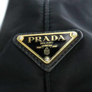 PRADA リボンナイロンハンドバッグ ブラック