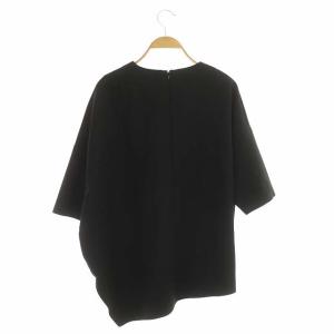 ENFOLD ミスティダブルクロスコクーンTOP 36 ブラック