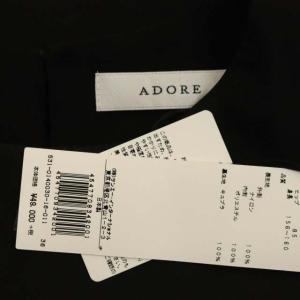 ADORE 20SS シアーレイヤードワンピース ブラック