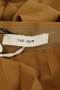 The Row VAILEN SKIRT プリーツサテンマキシスカート 2 キャメル