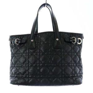 Christian Dior パナレア ハンドバッグ チャーム ブラック