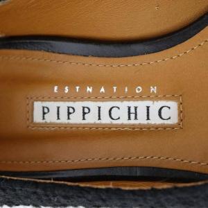 PIPPICHIC エストネーション別注 ビジューパンプス フラットシューズ 35.5 ブラック