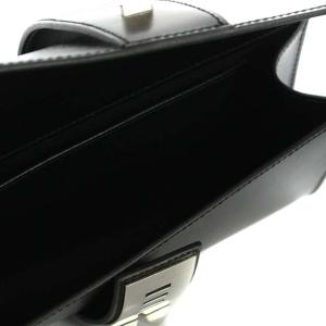 HERMES ポシェット メドール 23 クラッチバッグ シェーブル ミゾール O刻印 ブラック