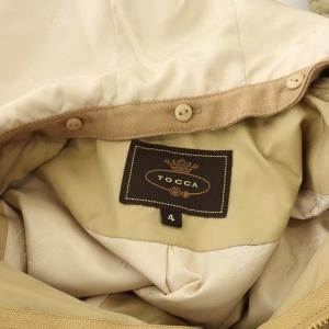 TOCCA ANDY コート ロング キルティング フード 4 ベージュ