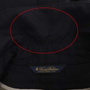 Brooks Brothers ライナー付きダブルトレンチコート アウター ロング 2 紺 ネイビー
