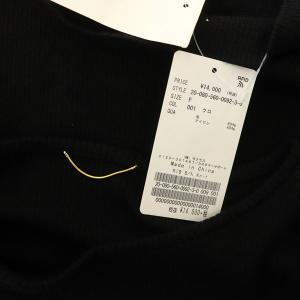 L'Appartement 20AW Rib B/N Knit F ブラック