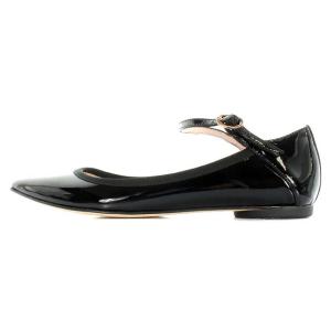 Repetto ストラップエナメルパンプス 37 ブラック