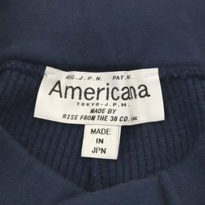 AMERICANA ワイドパンツ ブルー