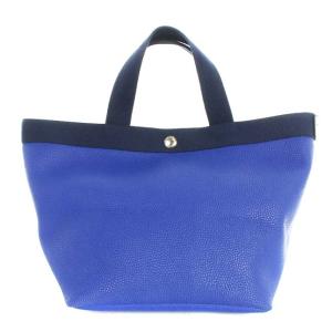 リュクス 舟型 トートM ハンドバッグ コーテッドキャンバス ウルトラメール アンディゴ 707GP