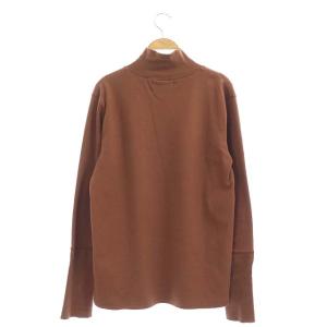 AMERICANA ドゥーズィエムクラス取り扱い 21AW カットソー ハーフネック ロングスリーブ ハイネック 長袖 コットン テラコッタ 茶