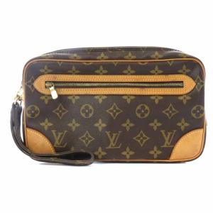 LOUIS VUITTON M51825 モノグラム マルリードラゴンヌ GM  セカンドバッグ ブラウン 