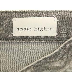 upper hights THE STELLA デニムパンツ ジーンズ ダメージ加工 コットン 24 グレー 
