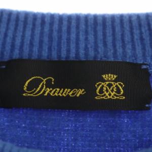 Drawer ニット 14Gミラノ編み ブルー