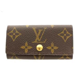  ミュルティクレ4 モノグラムキーケース ブラウン