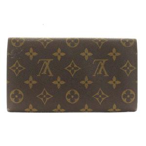 LOUIS VUITTON M61734 ポルトフォイユ サラ モノグラム長財布 ゴールド金具 茶 ブラウン