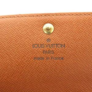 LOUIS VUITTON M61734 ポルトフォイユ サラ モノグラム長財布 ゴールド金具 茶 ブラウン