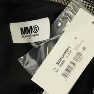 Martin Margiela 6 MM6 19SS オーバーサイズチェックコート 40 グレー