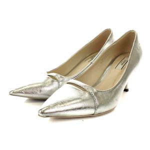 パンプス ポインテッド 37 シルバー