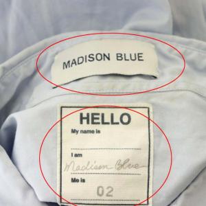 MADISONBLUE コットン長袖シャツ 2 ライトブルー