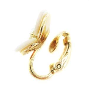 kate spade new york  disco pansy clip earrings イエローゴールド