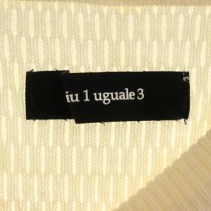 1PIU1UGUALE3 クルーネックウールニットセーター 4 オフホワイト