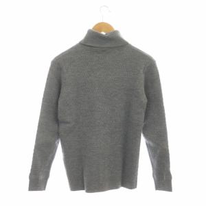 1PIU1UGUALE3 タートルネックニット セーター プルオーバー 長袖 ウール 4 グレー