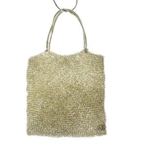 ワイヤーバッグ ゴールド