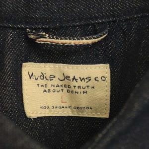 Nudie Jeans スナップボタンデニムシャツ L インディゴ
