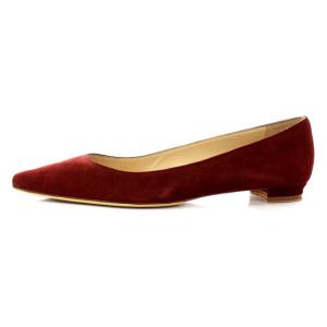 高価買取中】MANOLO BLAHNIK マノロブラニク スウェードフラット