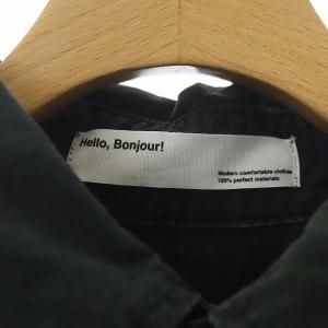 L'Appartement 20AW BF Wash SH シャツ コットン ブラック