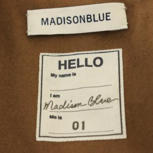MADISONBLUE ウールロングジレ 01 ブラウン