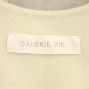 GALERIE VIE 21AW ウールダブルフェイス ベルテッドショートコート 36 グレー