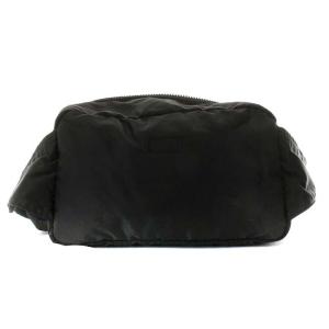 PORTER 吉田カバン タンカー ボディバッグ ウエストバッグ ナイロン シルバー金具 ブラック