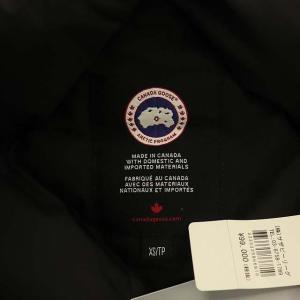 CANADA GOOSE 3438JM JASPER ダウンジャケット フード コヨーテファー XS ブラック 