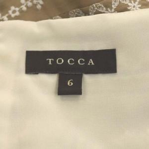 TOCCA LANE ノースリーブワンピース 6 ブラウン