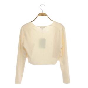 TOCCA SQUARE BOLERO ニットカーディガン XS アイボリー