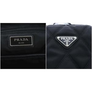 PRADA キルティングナイロン バックパック ブラック