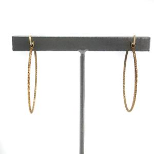 agete フープピアス 両耳用 K10YG