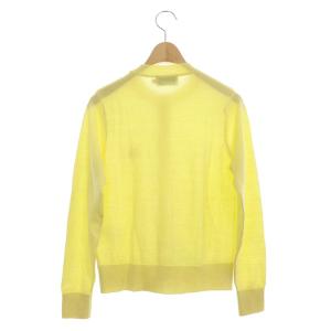 Maison Kitsuné 20SS FOX ワッペン装飾 ウールカーディガン XS イエロー