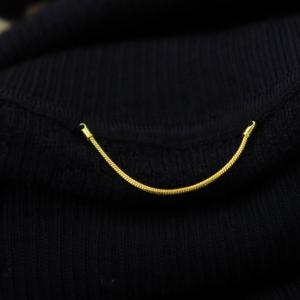 L'Appartement タートルネックボーダーニットセーター ホワイト