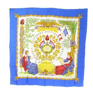 カレ90 LIBERTE EGALITE FRATERNITE REPUBLIQUE スカーフ
