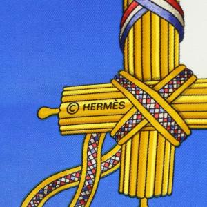 HERMES カレ90 LIBERTE EGALITE FRATERNITE REPUBLIQUE スカーフ